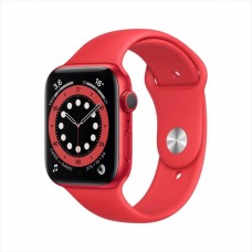 Смарт-часы Apple Watch Series 6, 44 мм, корпус из алюминия цвета (PRODUCT)RED, спортивный ремешок