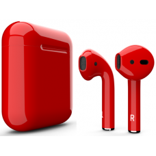 Беспроводные наушники Apple AirPods 2 ( Jet Red ) фото