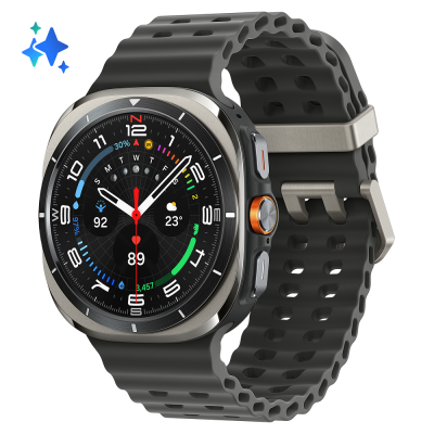 Смарт-часы Samsung Galaxy Watch Ultra 47мм LTE серебряный титан 2025