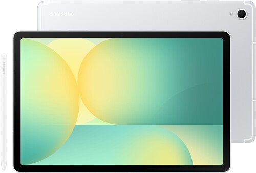Планшет Samsung Galaxy Tab S10 FE+ Wi-Fi 128 ГБ серебристый + стилус
