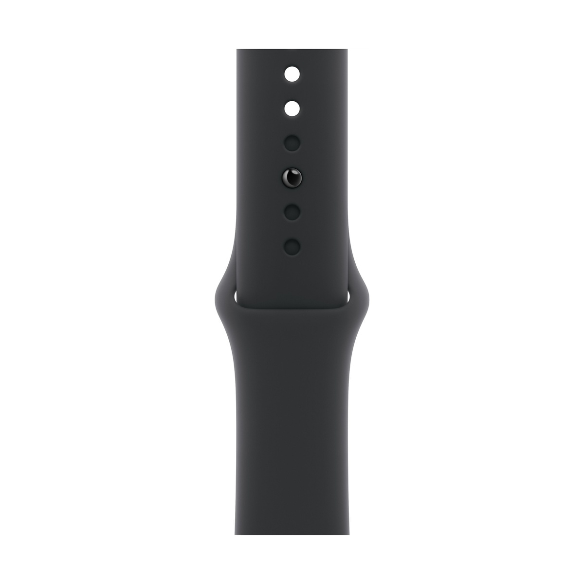 Apple Watch Series 11, 46 мм корпус из алюминия цвета «Silver», ремешок Sport Band цвета «Black»